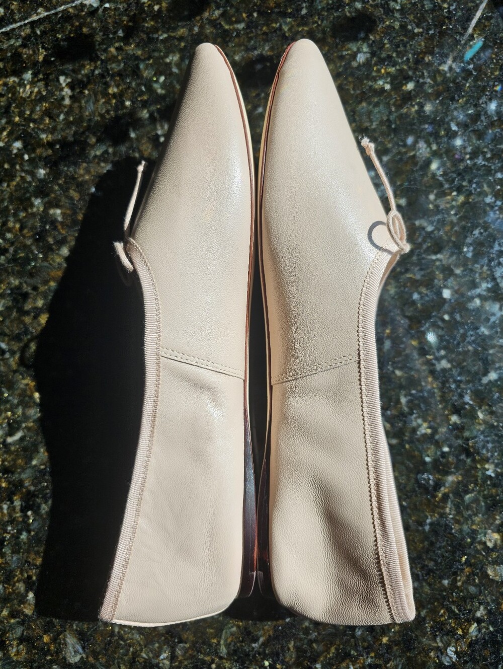 Loeffler Randall Landon Leather  Ballet Flats in Blush Sz 9.5 - Picture 12 of 17